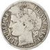 FRANCE, Cérès, 2 Francs, 1871, Bordeaux, KM #817.2, VF(20-25), Silver, 27, G...