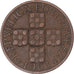 Coin, Portugal, 20 Centavos, 1963, EF(40-45), Bronze, KM:584