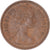 Moneda, Gran Bretaña, Elizabeth II, 1/2 New Penny, 1976, MBC, Bronce, KM:914