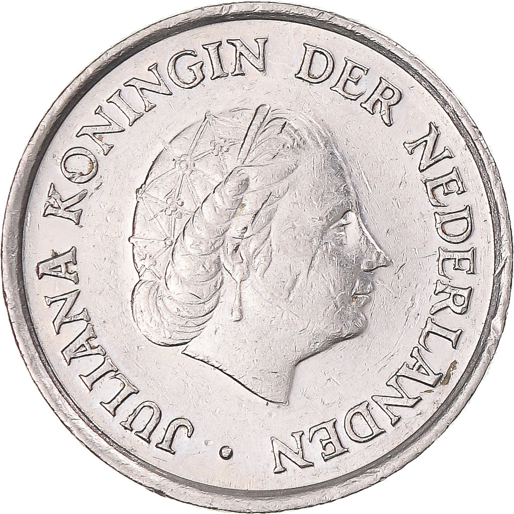Münze, Niederlande, Juliana, 25 Cents, 1980, Utrecht, SS, Aluminium, KM:Pn136