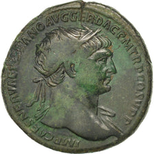 Coin, Trajan, Dupondius, Roma, EF(40-45), Bronze, RIC:520