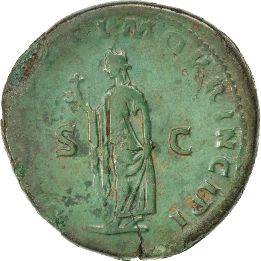 Coin, Trajan, Dupondius, Roma, EF(40-45), Bronze, RIC:520