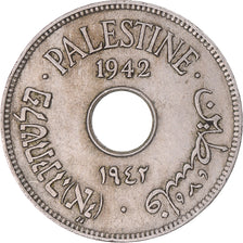 Monnaie, Palestine, 10 Mils, 1942, Londres, TTB+, Cupro-nickel, KM:4