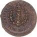 Monnaie, France, 2 Sols, 1793, Mayence, Siège de Mayence, TTB+, Bronze