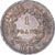 Coin, France, Napoleon I, Franc, 1808, Paris, AU(50-53), Silver, KM:682.1