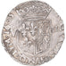 Moneda, Francia, Henri IV, 1/8 écu de Navarre, 1605, Saint-Palais, MBC+, Plata