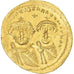 Münze, Heraclius, with Heraclius Constantine, Solidus, 610-641, Constantinople