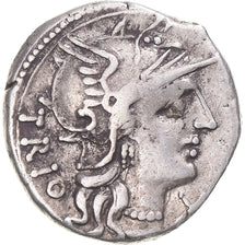 Coin, Lucretia, Denarius, 136 BC, Rome, EF(40-45), Silver, Crawford:237/1a