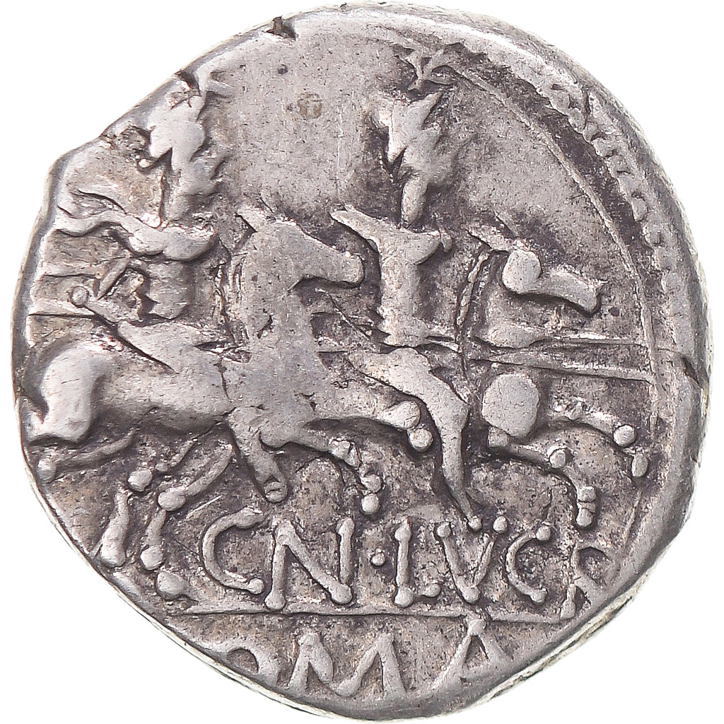Coin, Lucretia, Denarius, 136 BC, Rome, EF(40-45), Silver, Crawford:237/1a