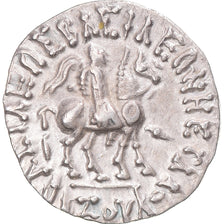 Azes I, Indo Scythians, Drachm, 55-35 BC, Srebro, AU(55-58)