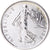 Moneta, Francja, Semeuse, 5 Francs, 2001, Paris, BU, tranche relief, MS(65-70)