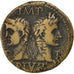 Augustus, Dupondius, Nîmes, VF(30-35), Bronze, RIC #160, 12.44
