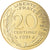 Moneta, Francja, Marianne, 20 Centimes, 1991, Monnaie de Paris, BU, MS(65-70)