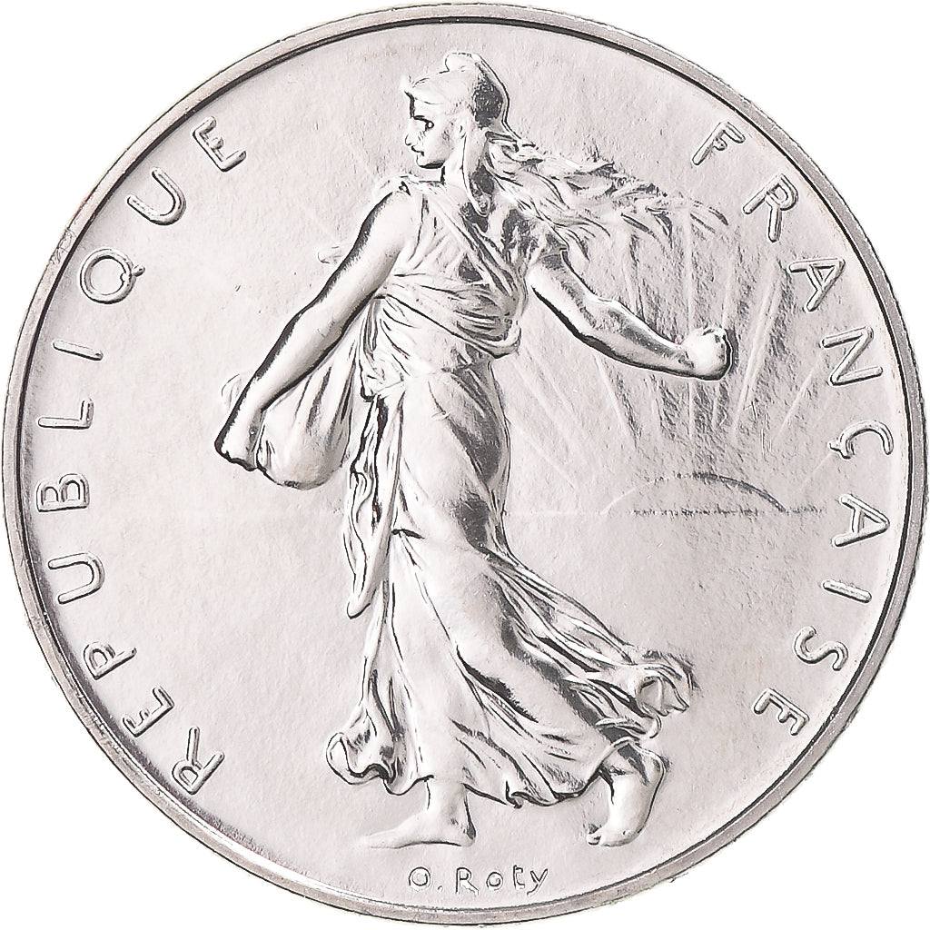 Coin, France, Semeuse, Franc, 1991, Monnaie de Paris, BU, MS(65-70), Nickel