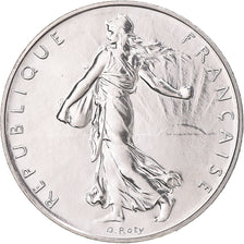 Coin, France, Semeuse, Franc, 1991, Monnaie de Paris, BU, MS(65-70), Nickel