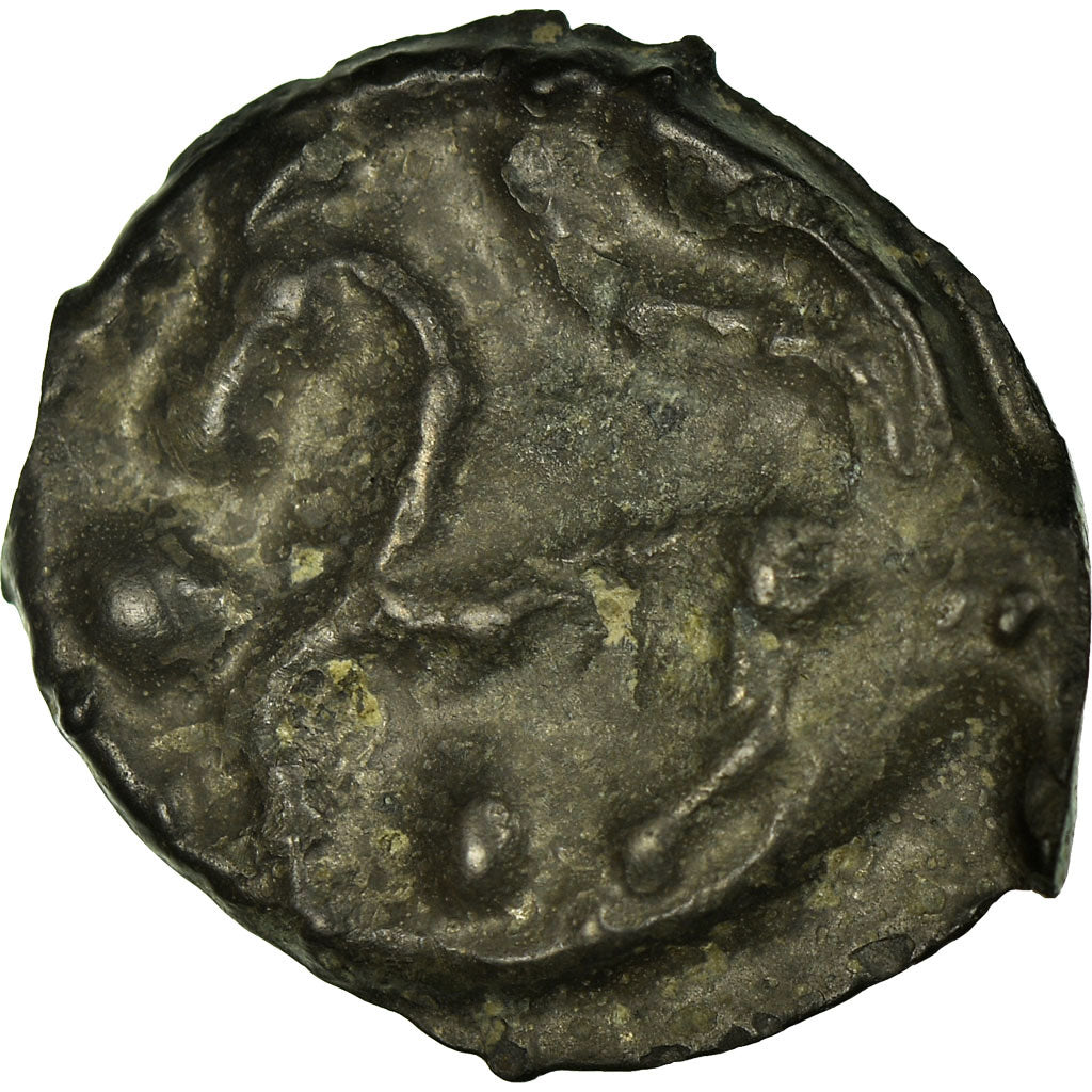 Moneda, Senones, Potin, MBC+, Aleación de bronce, Latour:7417, Delestrée:2640