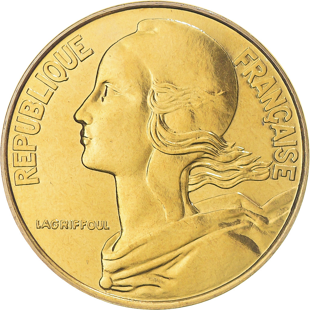 Monnaie, France, Marianne, 20 Centimes, 1991, Monnaie de Paris, BU, FDC