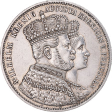 Coin, German States, PRUSSIA, Wilhelm I, Thaler, 1861, Berlin, AU(50-53)