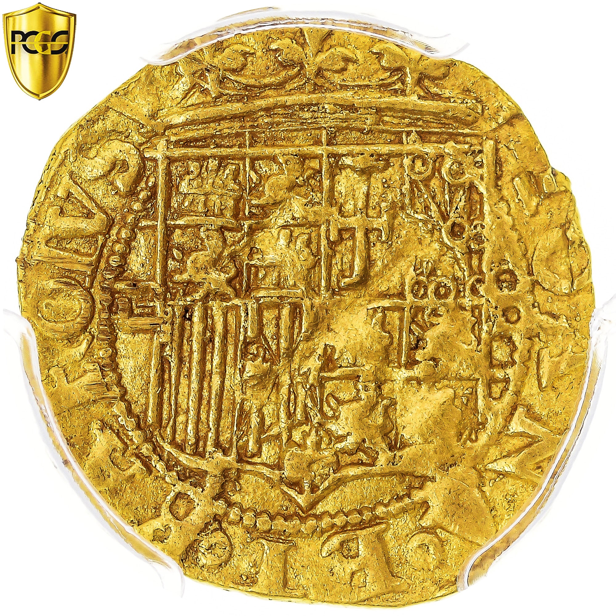 Coin, Spain, Escudo, 1504-1549, Seville, PCGS, MS62, MS(60-62), Gold, graded