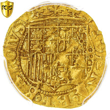 Coin, Spain, Escudo, 1504-1549, Seville, PCGS, MS62, MS(60-62), Gold, graded