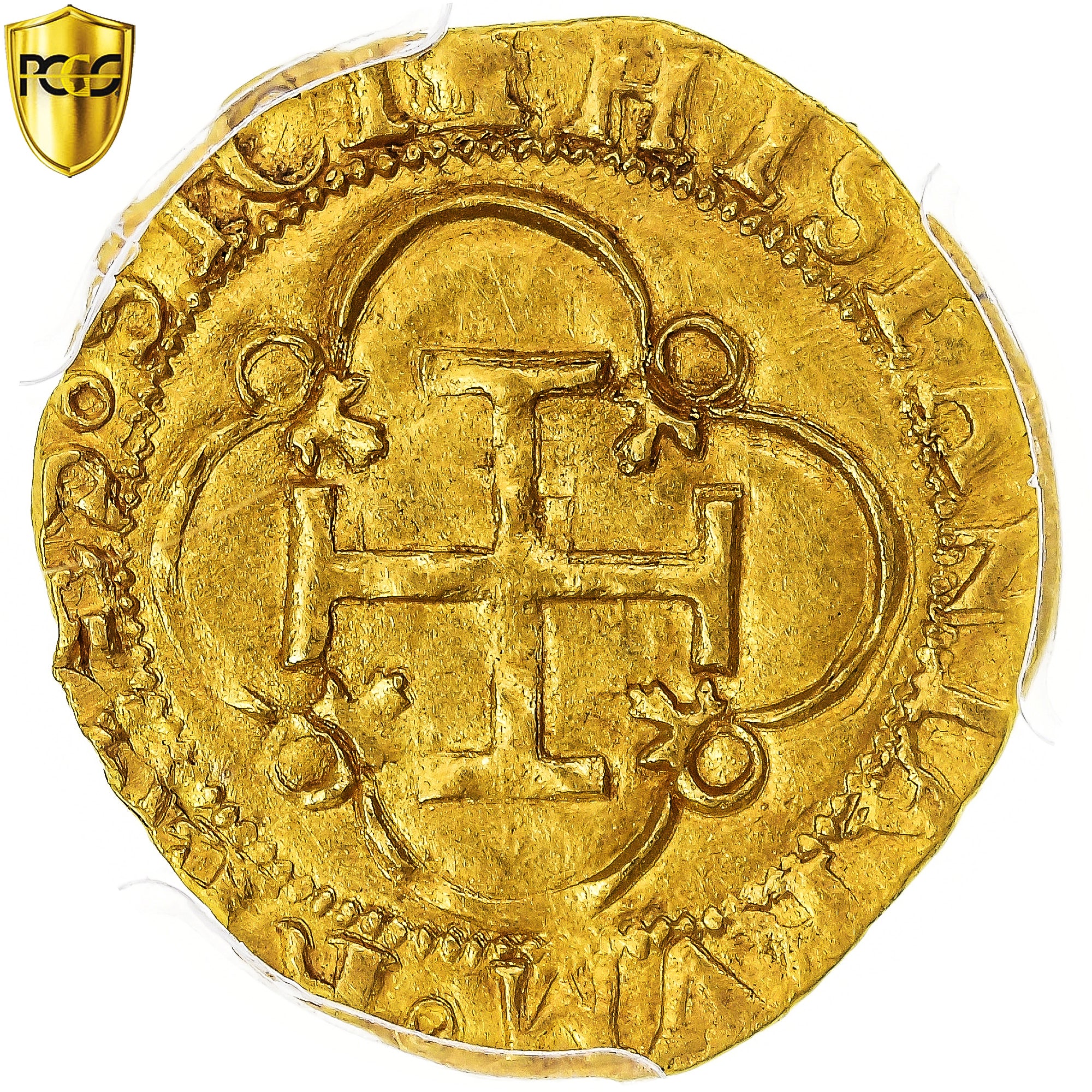 Coin, Spain, Escudo, 1504-1549, Seville, PCGS, MS62, MS(60-62), Gold, graded