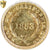 Moeda, Estados Unidos da América, Coronet Head, Half Dollar, 1853, California