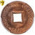 Moneda, INDOCHINA FRANCESA, Sapèque, 1892, Paris, PCGS, MS64RB, SC+, Bronce