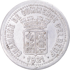 Monnaie, France, Chambre de Commerce d'Elbeuf, 25 Centimes, 1921, TTB+