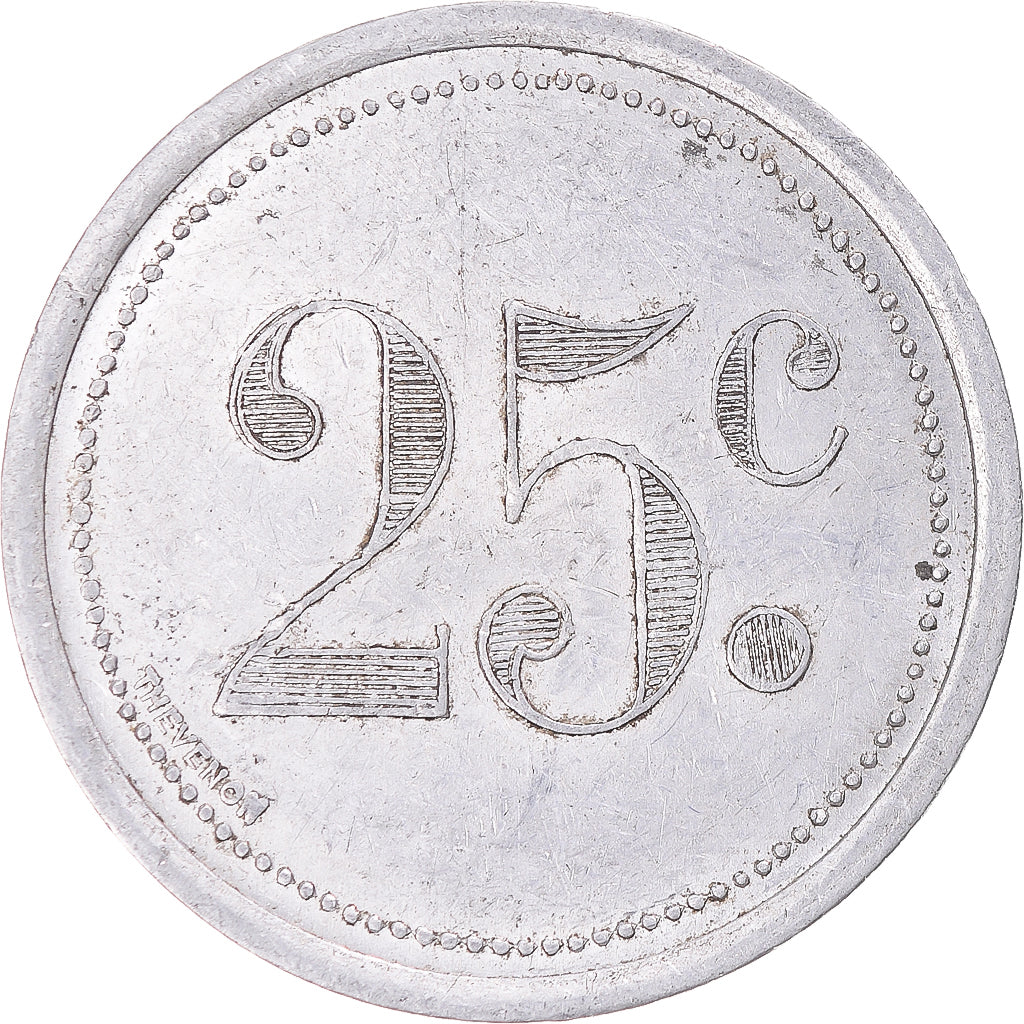 Monnaie, France, Chambre de Commerce d'Elbeuf, 25 Centimes, 1921, TTB+