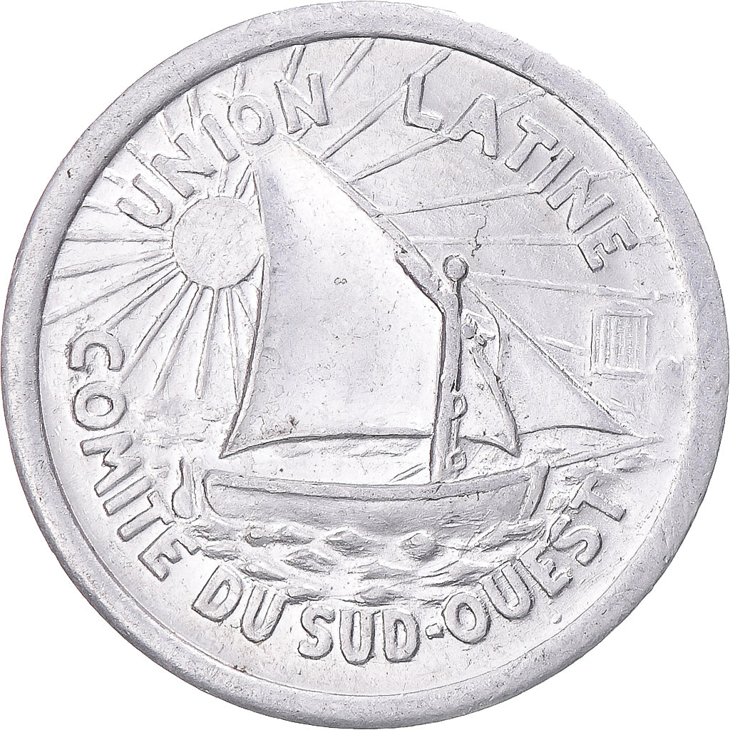 Monnaie, France, Conseil régional de Toulouse, 10 Centimes, 1922-1933, SUP