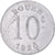 Moneta, Francja, Ligue des commerçants rouennais, 10 Centimes, 1920, VF(30-35)