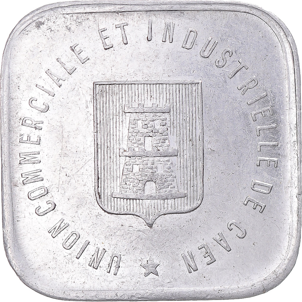 Coin, France, Union commerciale et industrielle de Caen, 25 Centimes, 1921