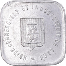 Coin, France, Union commerciale et industrielle de Caen, 25 Centimes, 1921