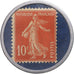 Coin, France, Omnium français d'électricité, 10 Centimes, Timbre-Monnaie