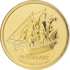 Munten, Cookeilanden, Elizabeth II, 10 dollars, 1/10 Oz, 2020, Proof, FDC, Goud
