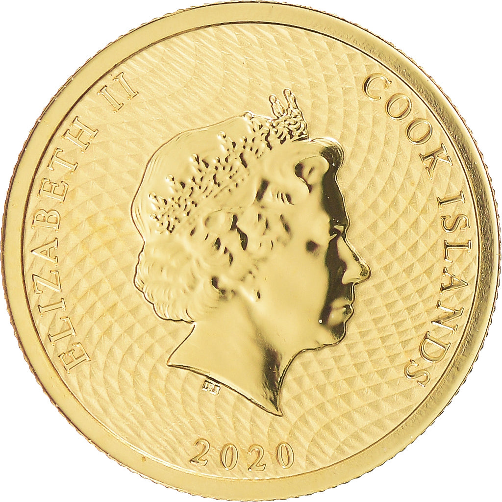Coin, Cook Islands, Elizabeth II, 10 dollars, 1/10 Oz, 2020, Proof, MS(65-70)