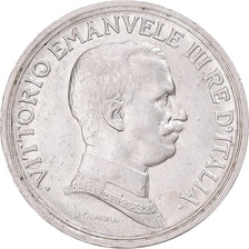 Moneda, Italia, Vittorio Emanuele III, 2 Lire, 1914, Rome, EBC+, Plata, KM:55