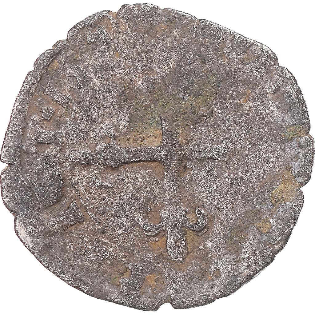 Monnaie, France, Henri III, Liard du Dauphiné, 157[?], Grenoble, B+, Billon