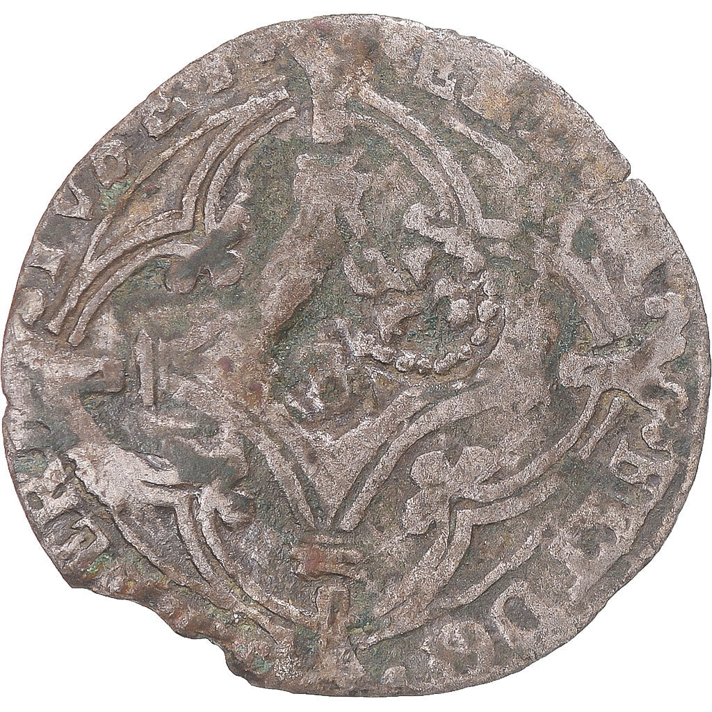 Coin, France, Louis XIII, Quinzain, contremarqué lis, VF(30-35), Billon