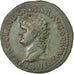 Nero, Sestertius, Lyons, BB+, Bronzo, RIC:389