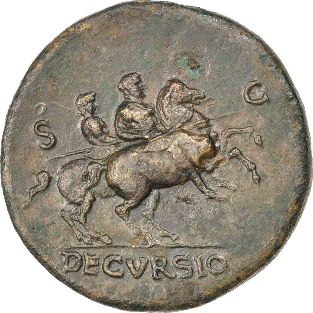 Moneta, Nero, Sesterzio, 65, Lyons, SPL-, Bronzo, RIC:436