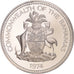 Moneda, Bahamas, Elizabeth II, Dollar, 1974, Franklin Mint, U.S.A., Proof, FDC