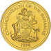 Moeda, Baamas, Elizabeth II, Cent, 1974, Franklin Mint, Proof, MS(65-70)