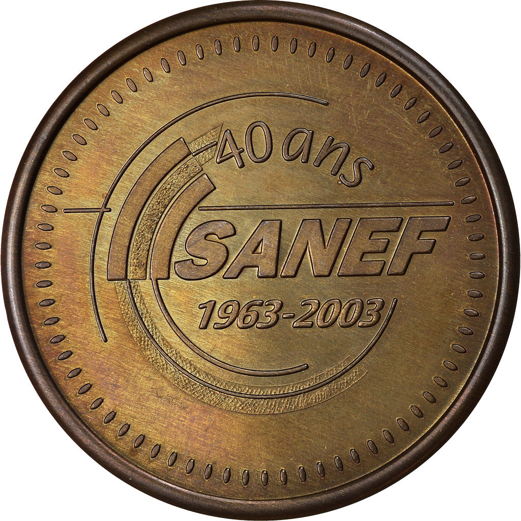 France, Médaille, 40 Ans de la SANEF, Automobile, 2003, SPL, Bronze