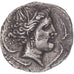 Moeda, Sicília, Tetradrachm, ca. 350-300 BC, Lilybaion, VF(30-35), Prata