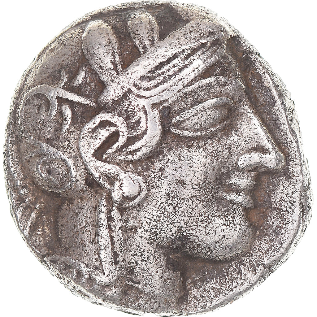Moneta, Attyka, Tetradrachm, 420-400 BC, Athens, VF(30-35), Srebro, SNG-Cop:31