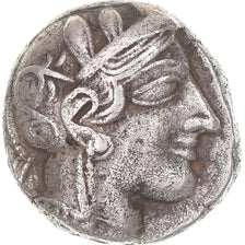 Moneta, Attyka, Tetradrachm, 420-400 BC, Athens, VF(30-35), Srebro, SNG-Cop:31
