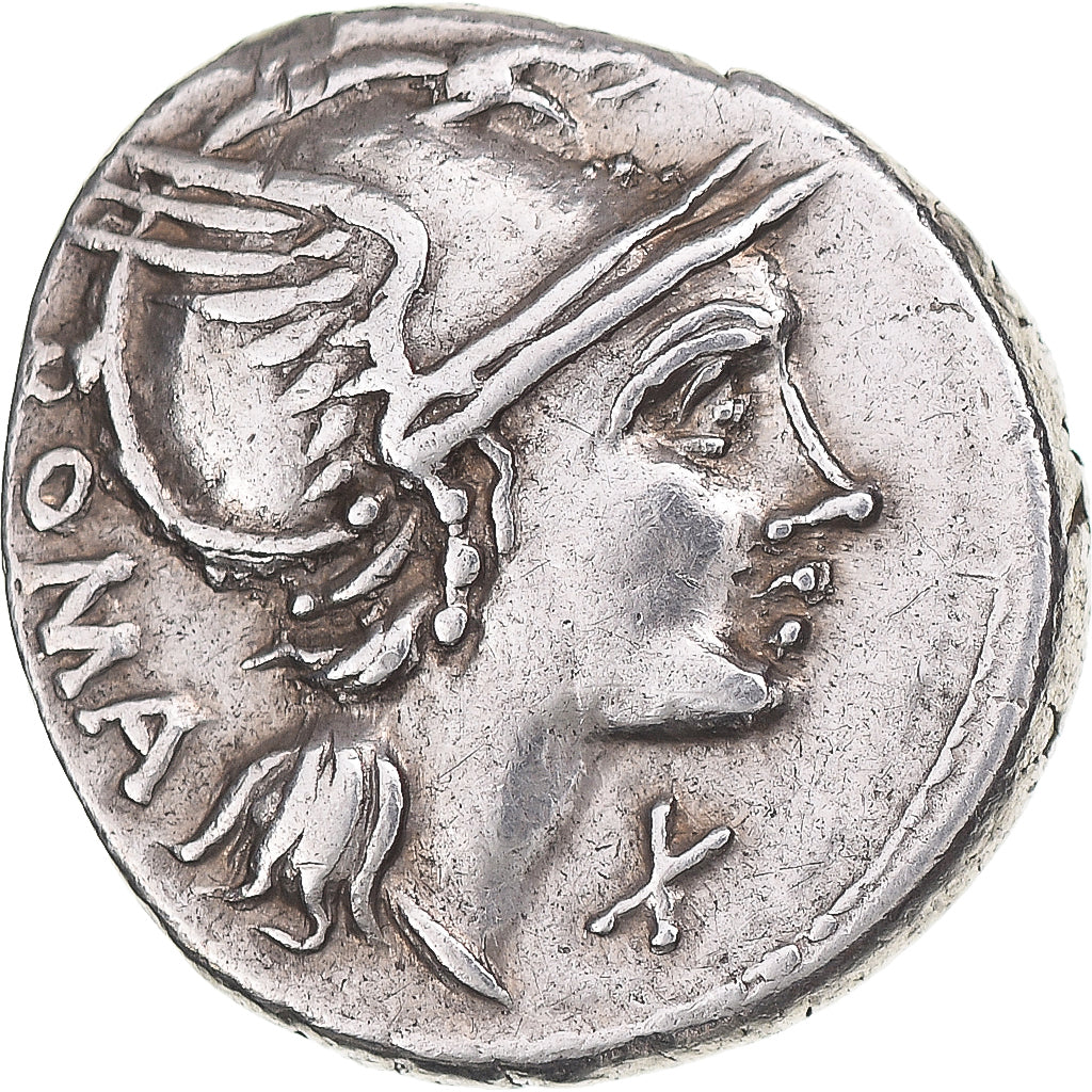 Coin, Flaminia, Denarius, 109-108 BC, Rome, EF(40-45), Silver, Sear:179
