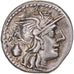 Coin, Cassia, Denarius, 126 BC, Rome, EF(40-45), Silver, Sear:142