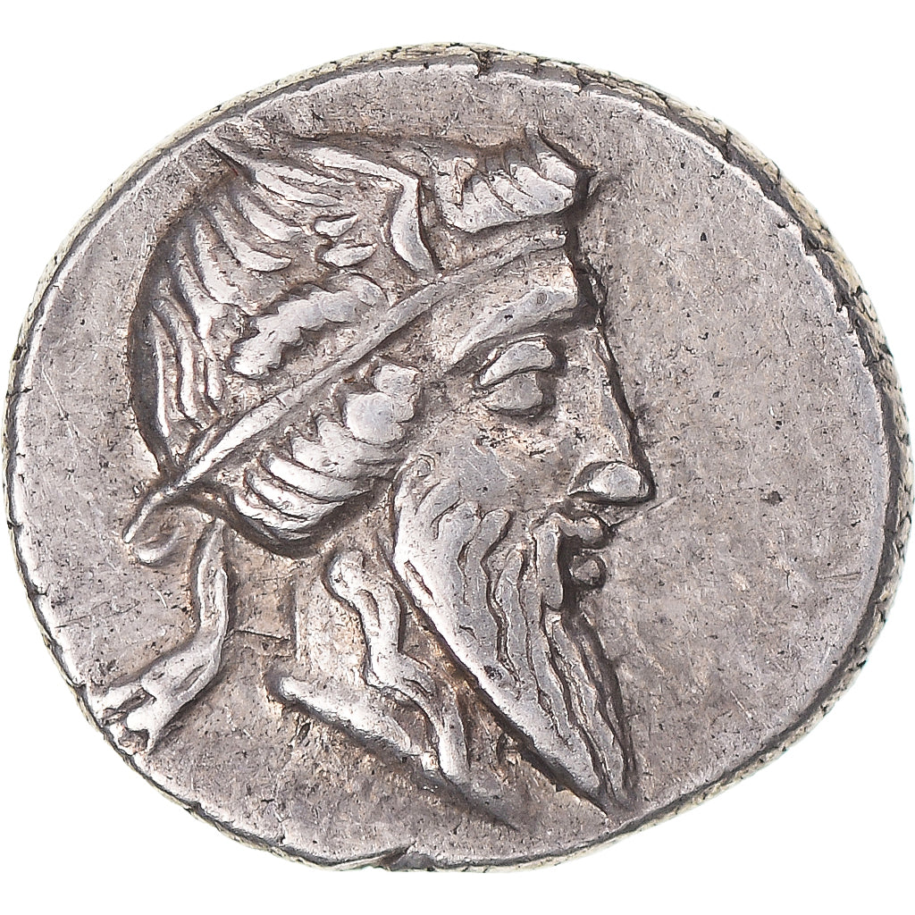 Coin, Titia, Denarius, 90 BC, Rome, AU(50-53), Silver, Sear:238, Crawford:341/2